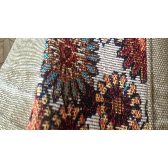 NWT VALABASAS Jeans Mens Size 29 Beige Patchwork Stacked Distressed Slim Fit - Picture 7 of 13